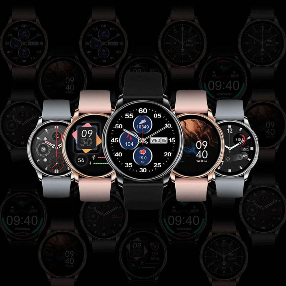Smart Couple Watch Round Screen Bluetooth Calling Heart Rate Blood Oxygen Sleep Monitoring - Empire P.E
