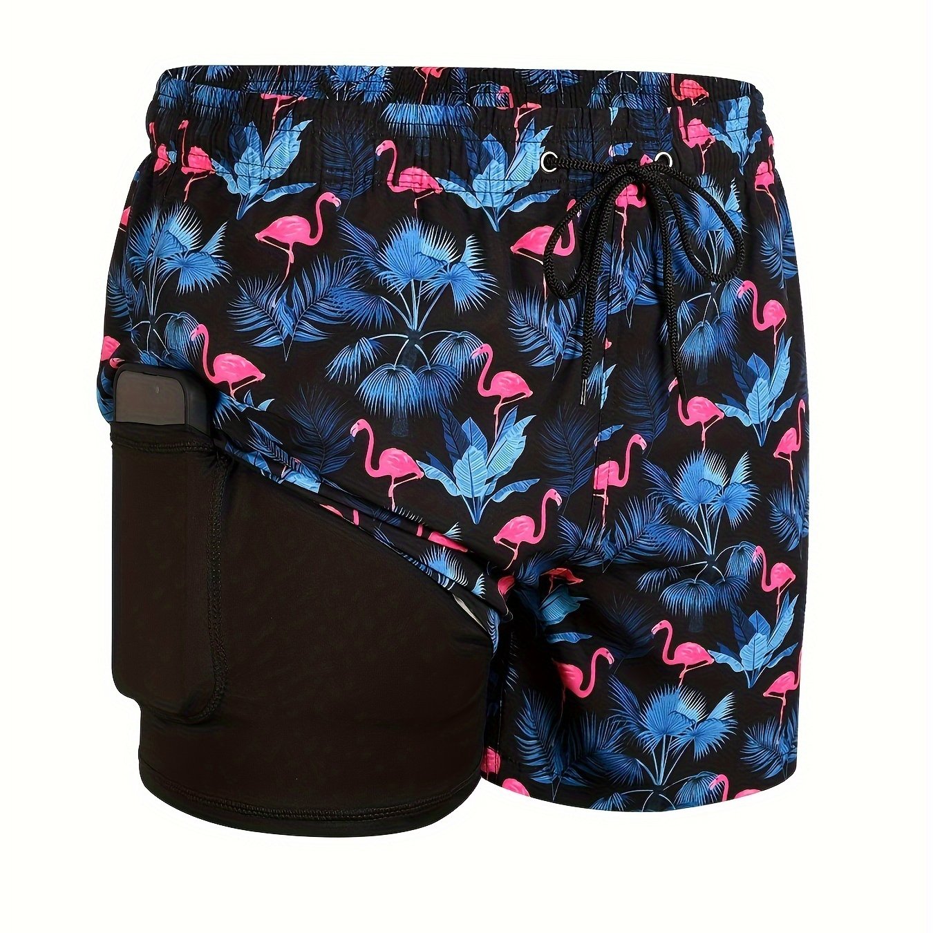 Men's Compression Liner 2 in 1 Quick Dry Swim Trunks