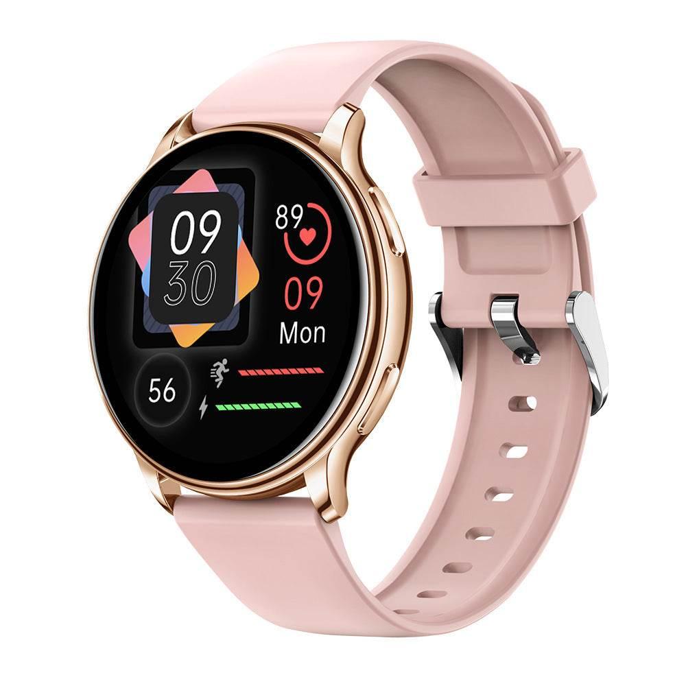 Smart Couple Watch Round Screen Bluetooth Calling Heart Rate Blood Oxygen Sleep Monitoring - Empire P.E