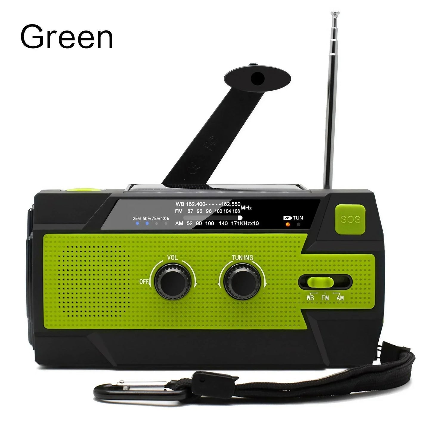 Weather Radio Emergency Multifunctional Radio FM AM WB Hand Crank - Empire P.E