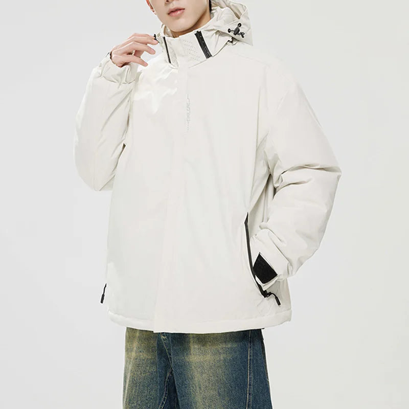 Winter Jacket Men Hooded Waterproof Cotton Padded Jacket - Empire P.E