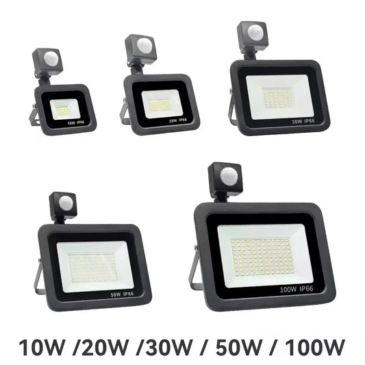 LED FloodLight PIR Motion Sensor Outdoor Led Spotlight - Empire P.E