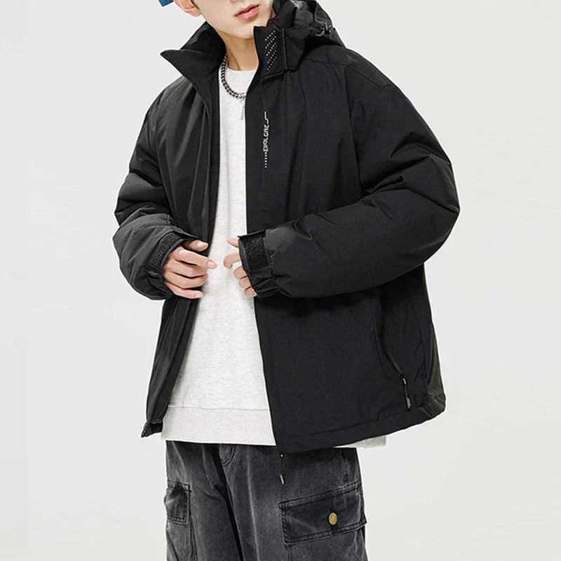 Winter Jacket Men Hooded Waterproof Cotton Padded Jacket - Empire P.E