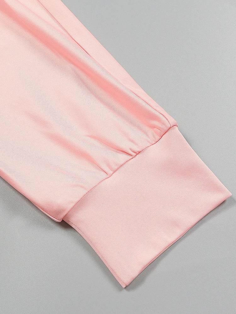 Plus Size Oblique Shoulder Top & Skinny Capri Pants Set - Empire P.E