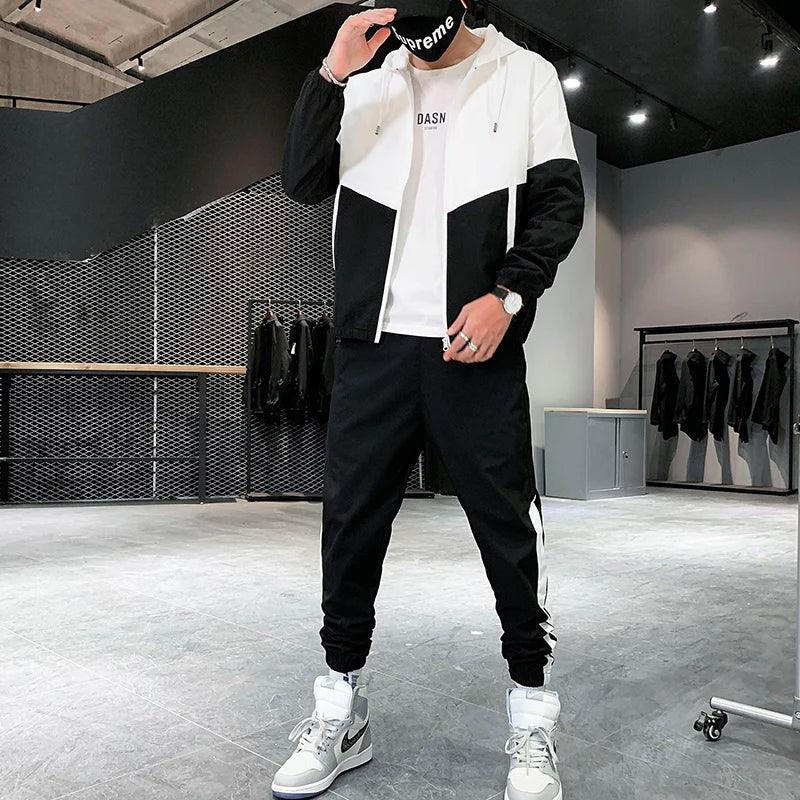 2025 Men Tracksuit Casual Joggers 2 Piece Sets - Empire P.E