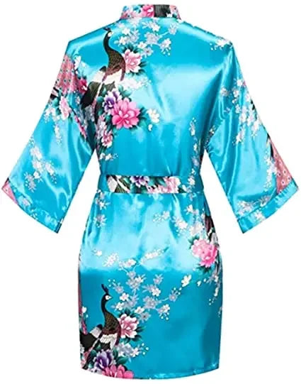 Satin Silk Bridesmaid Robe - Empire P.E