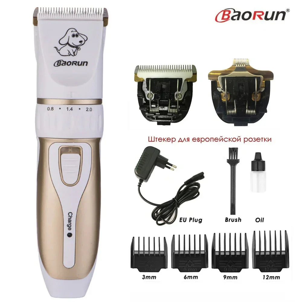 Professional Dog Hair Trimmer Rechargeable Pet Clippers - Empire P.E