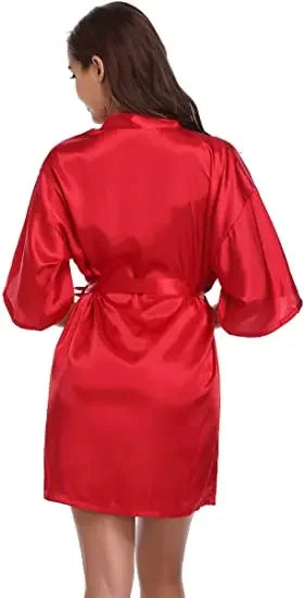 Women Silk Bridesmaid Robes - Empire P.E