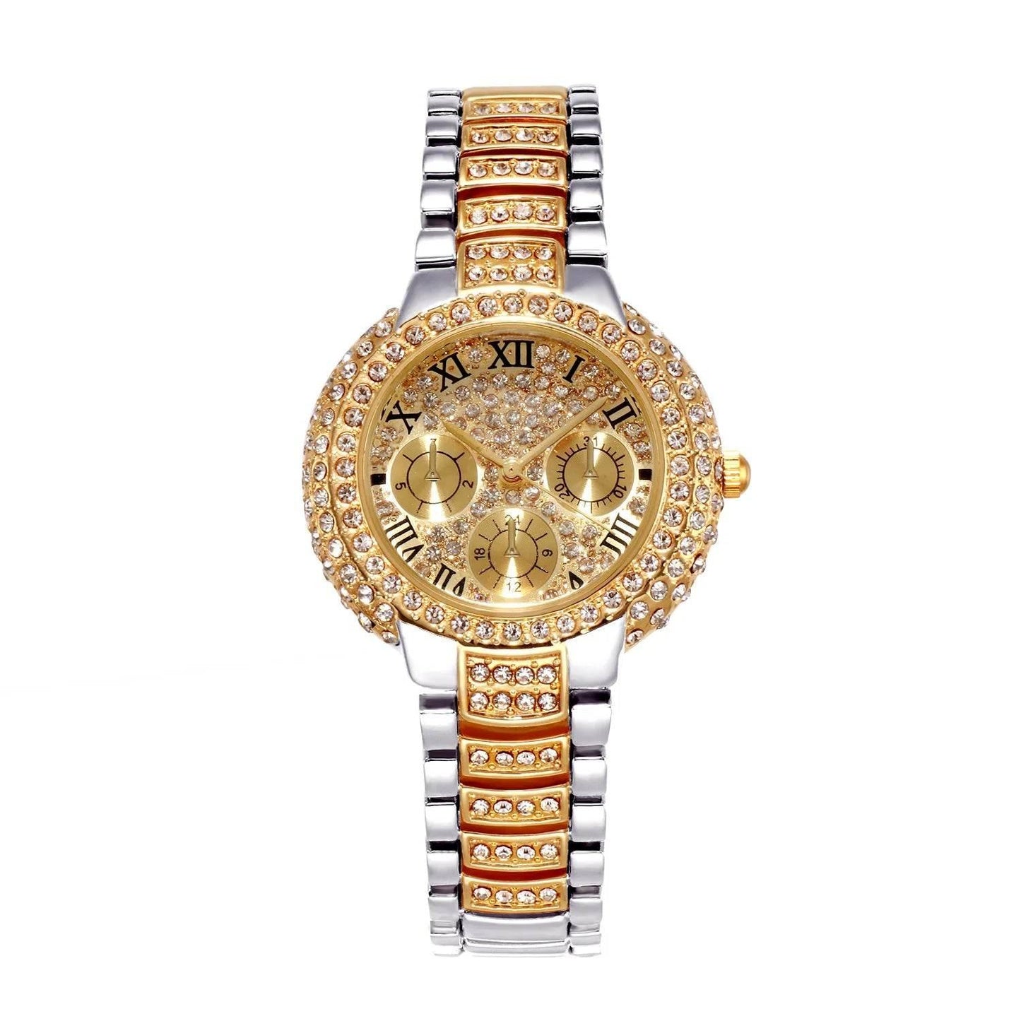 Luxury watch women ladies Stainless Steel bracelet watch diamond Fashion waterproof quartz watch relogio feminino Wristwatches - Empire P.E