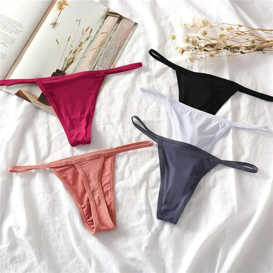 3Pcs/set Sexy Low-rise Thongs Women Bikini Panties - Empire P.E