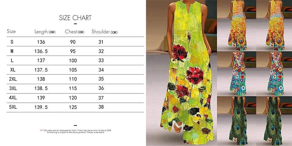 Brazil Flag Dress Women Fashion V-neck Long Dress Party Evening Casual Brasil Women Dresses Elegant Boho Maxi Vestido Beach Robe - Empire P.E