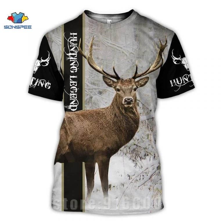 3D Camo Wild Boar Graphic Men's T-Shirt - Empire P.E