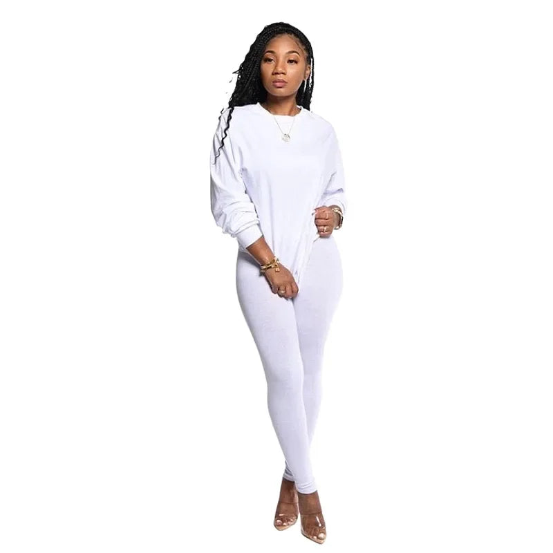 2 piece set stacked leggings clothes - Empire P.E