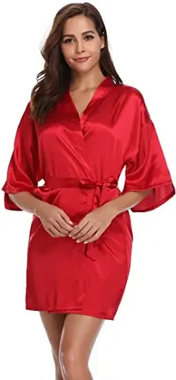 Women Silk Bridesmaid Robes - Empire P.E