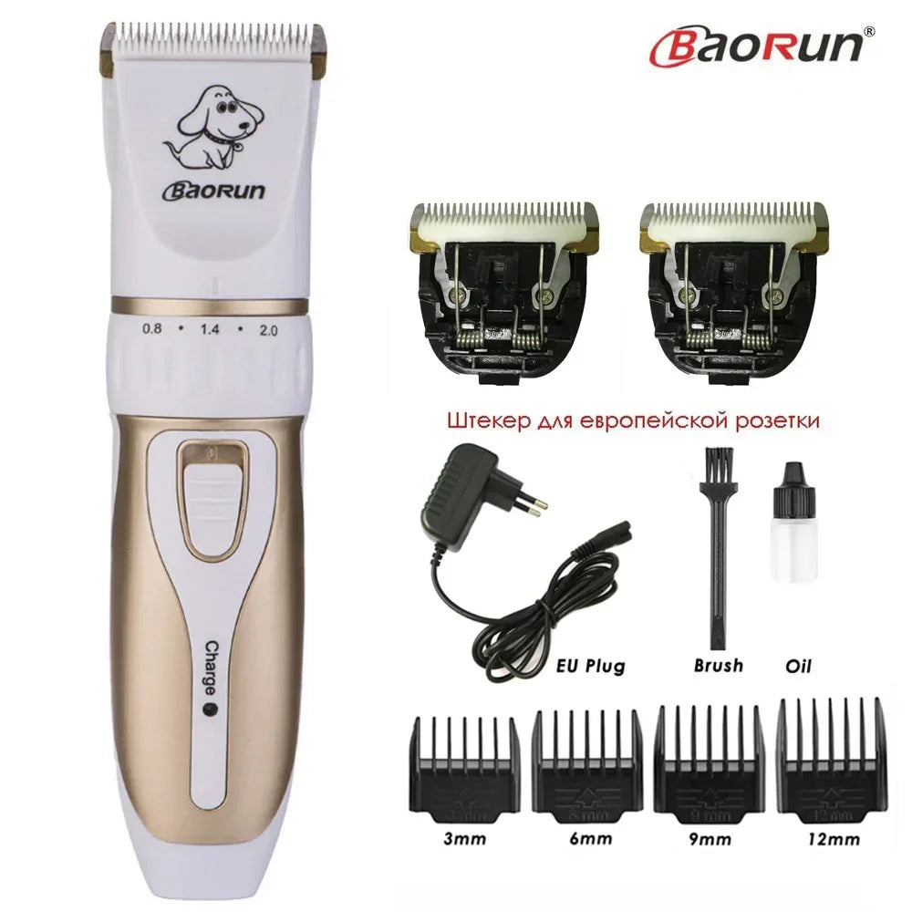 Professional Dog Hair Trimmer Rechargeable Pet Clippers - Empire P.E