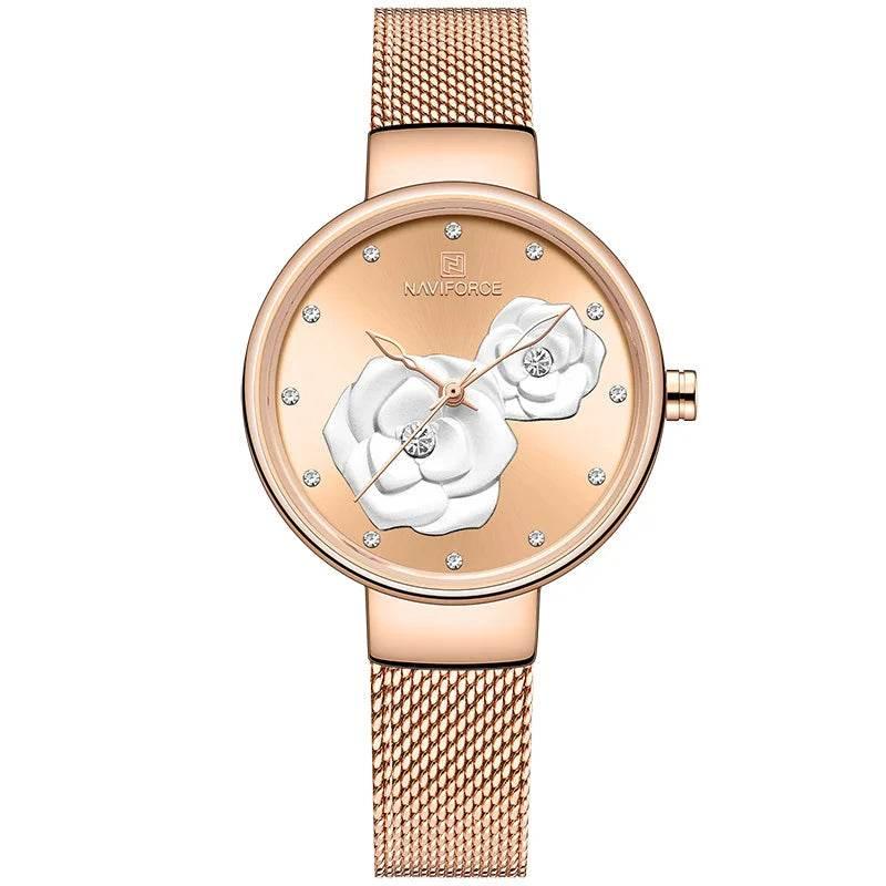Women Watch Top Luxury Brand Steel Mesh Waterproof - Empire P.E