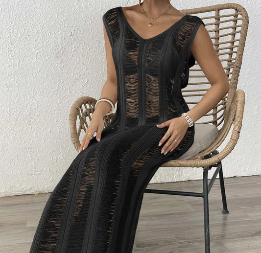 Women's Hollow Out Beach Dress