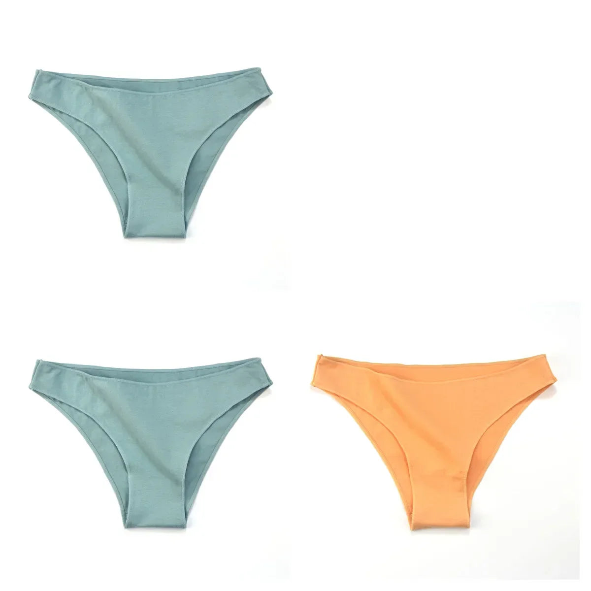 3Pcs/Set Cotton Briefs Low Rise Panties For Women - Empire P.E