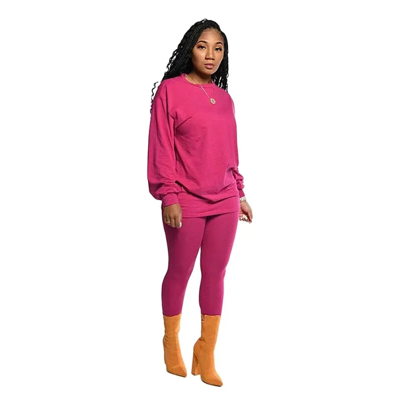 2 piece set stacked leggings clothes - Empire P.E