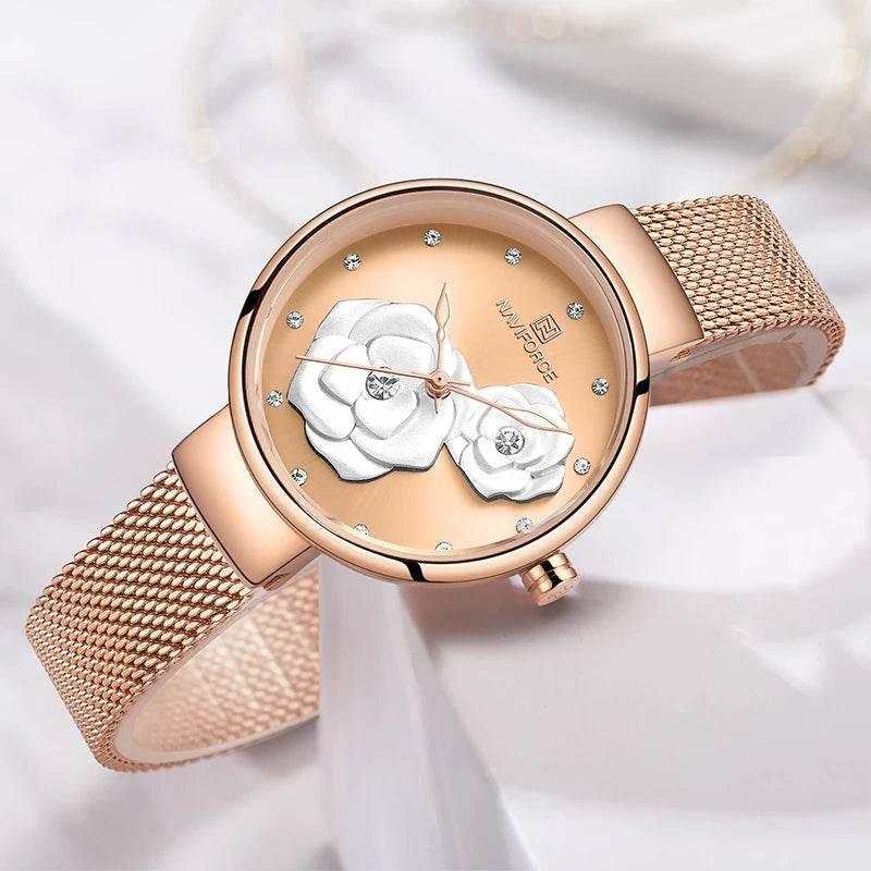 Women Watch Top Luxury Brand Steel Mesh Waterproof - Empire P.E