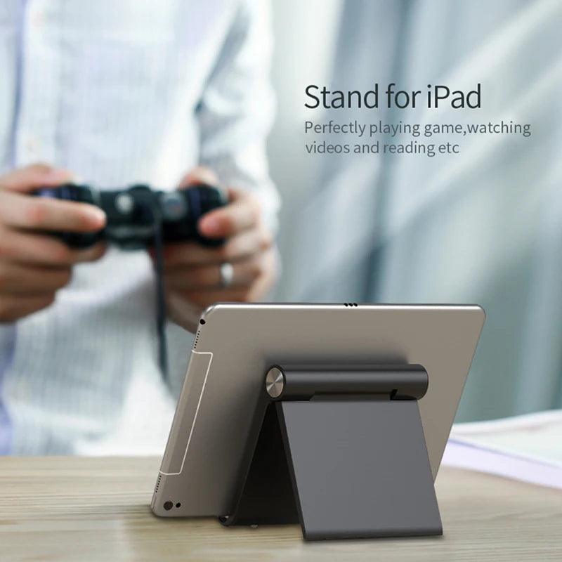 Phone Holder Stand Mobile Smartphone Support Tablet Stand for iPhone 14 13 Desk Cell Phone Holder Stand Portable Mobile Holder - Empire P.E