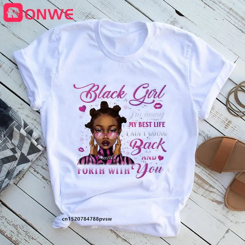 Beautiful African Lady Women T-shirt - Empire P.E