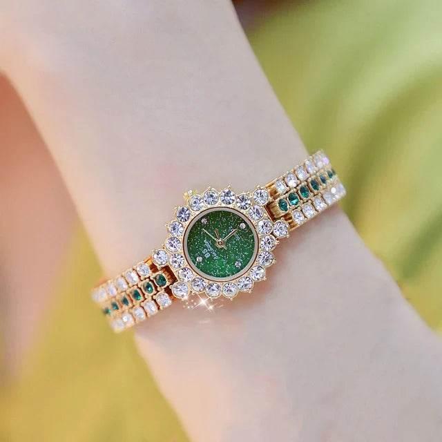 BS Women Watch Famous Luxury Brands Diamond Ladies Wrist Watches Female Small Wristwatch Rose Gold Watch Women Montre Femme 2025 - Empire P.E