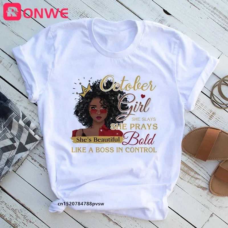 Beautiful African Lady Women T-shirt - Empire P.E