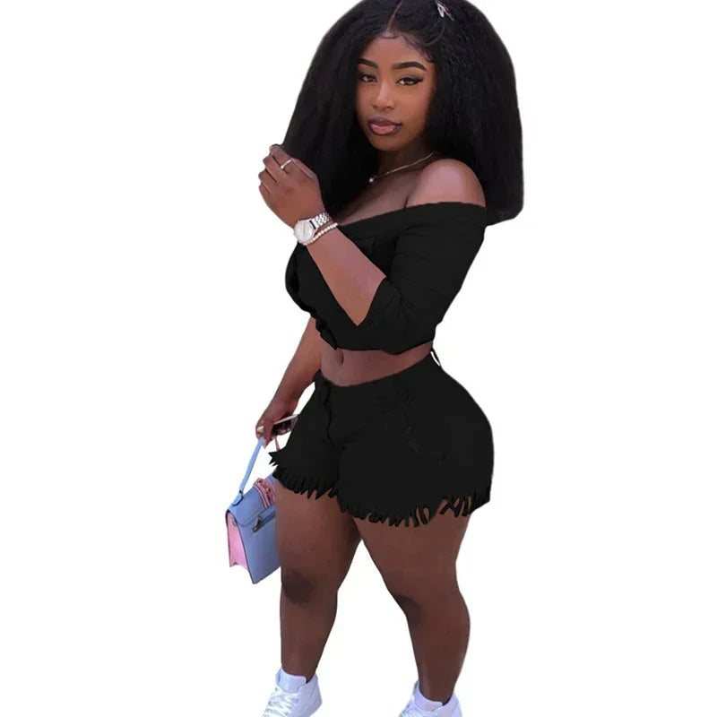 2 Piece Set Outfits Tracksuit Plus Size Casual Streetwear - Empire P.E