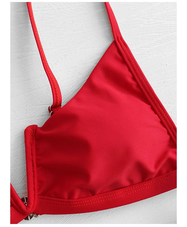New V Neck Bikini Swimsuits - Empire P.E