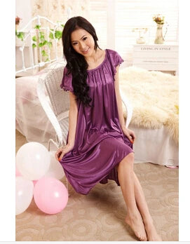 2014 New Arrival Sleepwear Silk Nightgowns - Empire P.E
