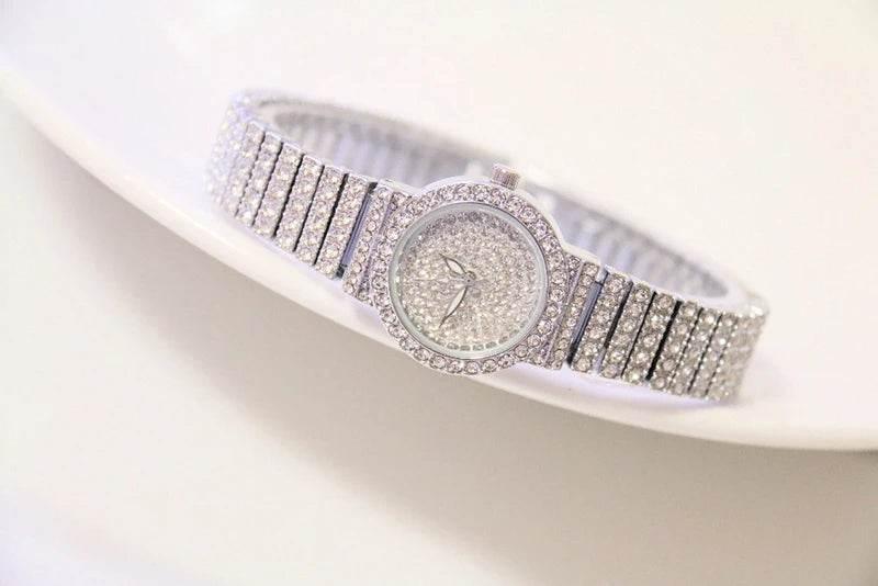 BS Women Watch Famous Luxury Brands Diamond Ladies Wrist Watches Female Small Wristwatch Rose Gold Watch Women Montre Femme 2025 - Empire P.E