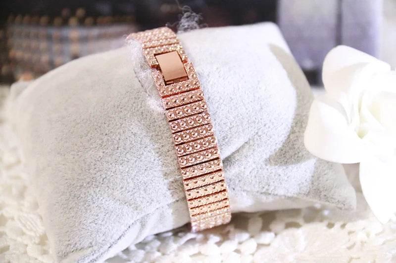 BS Women Watch Famous Luxury Brands Diamond Ladies Wrist Watches Female Small Wristwatch Rose Gold Watch Women Montre Femme 2025 - Empire P.E