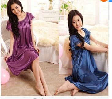 2014 New Arrival Sleepwear Silk Nightgowns - Empire P.E
