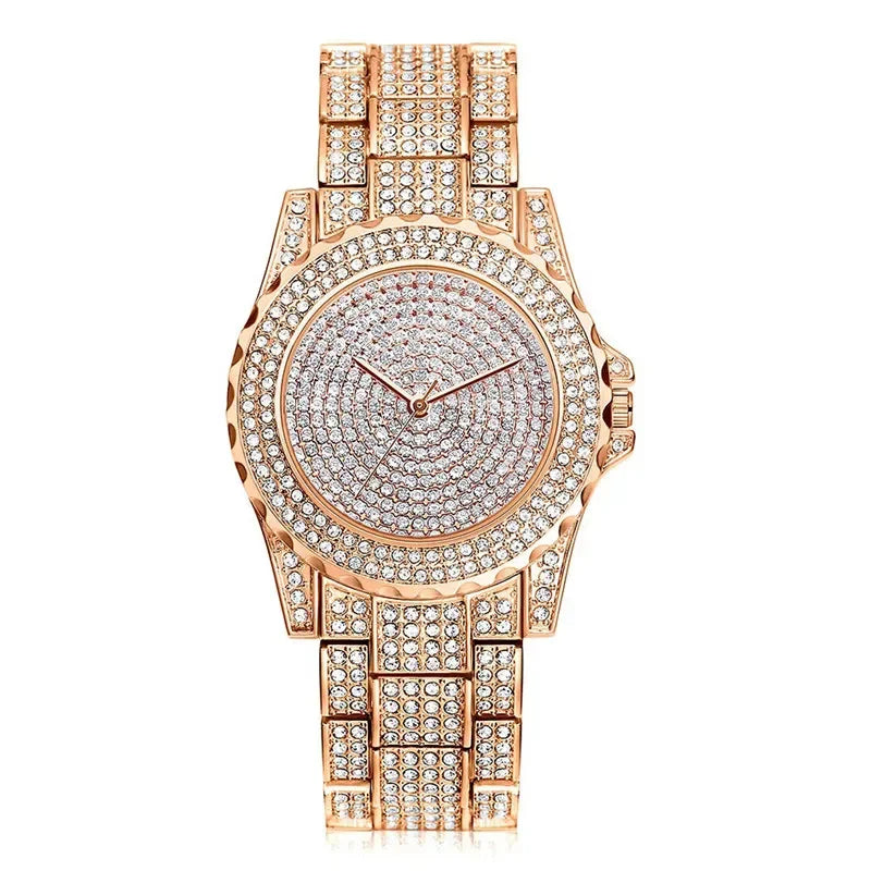 Women Watches Crystal Full Steel Ladies Wristwatch