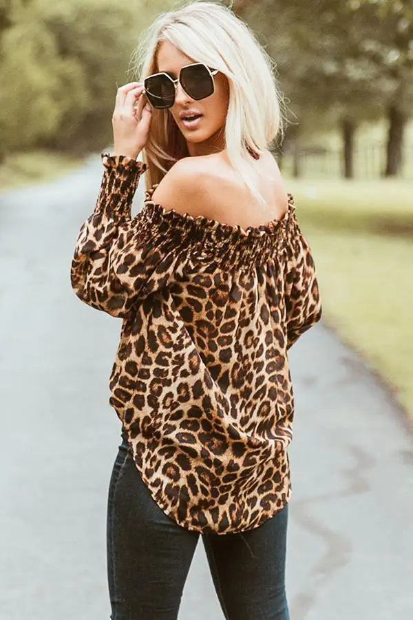 Womens Off Shoulder Blouse - Empire P.E