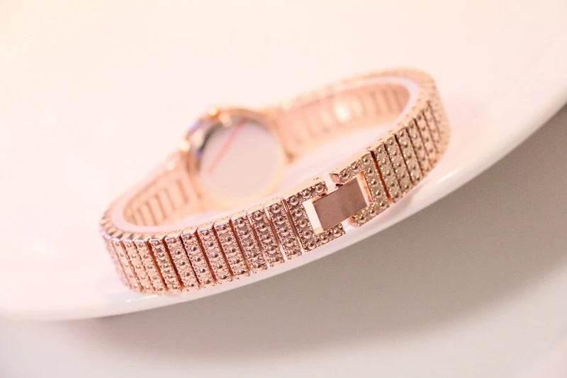 BS Women Watch Famous Luxury Brands Diamond Ladies Wrist Watches Female Small Wristwatch Rose Gold Watch Women Montre Femme 2025 - Empire P.E