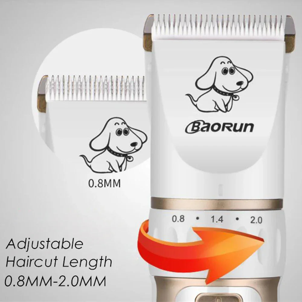 Professional Dog Hair Trimmer Rechargeable Pet Clippers - Empire P.E