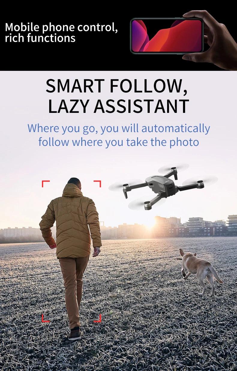 F4 Drone GPS 4K HD Mechanical Gimbal Camera System Supports TF Card Drones RC Quadcopter Stabilier Distance 2km Flight 25 Min - Empire P.E
