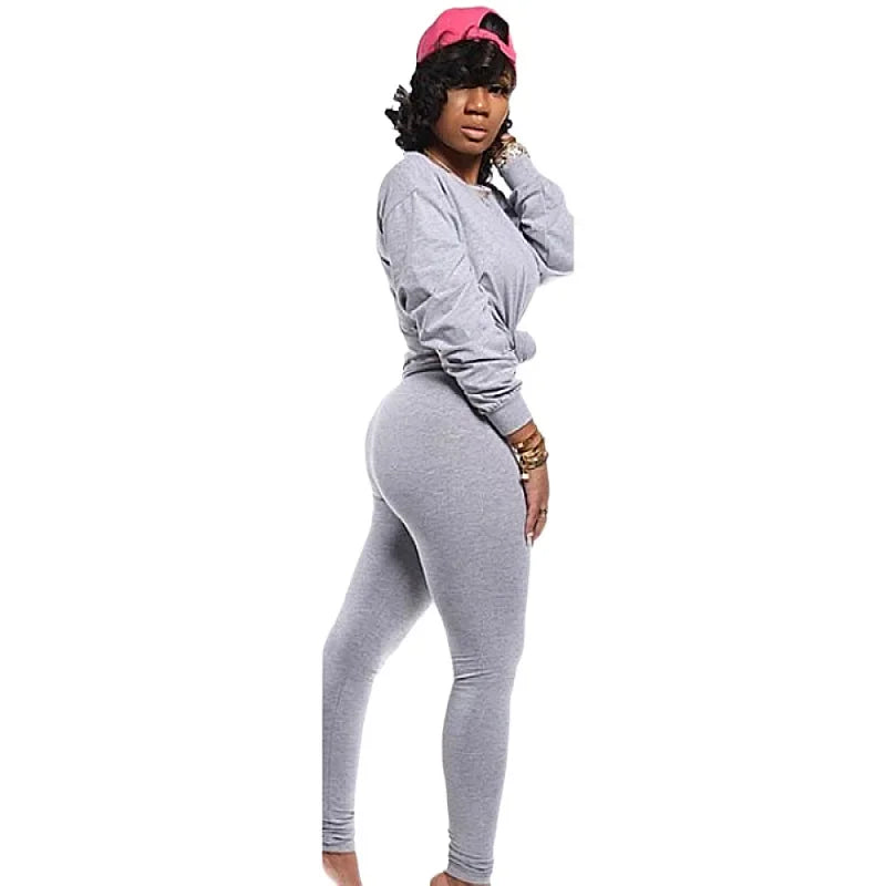 2 piece set stacked leggings clothes - Empire P.E