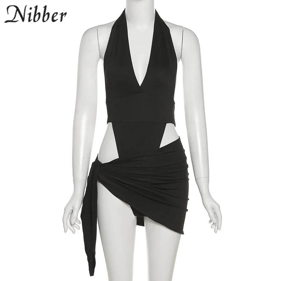 Nibber Sexy Beach Vacation Wear Basic Bikini Bodysuit Skirts 2 Two Piece Sets For Women's Clothing Suits Swimsuit Female 2024 - Empire P.E