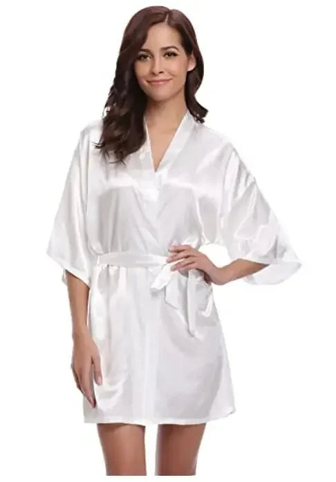 Women Silk Bridesmaid Robes - Empire P.E
