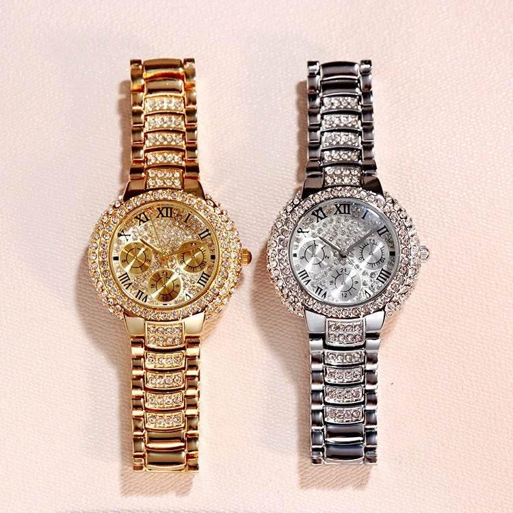 Luxury watch women ladies Stainless Steel bracelet watch diamond Fashion waterproof quartz watch relogio feminino Wristwatches - Empire P.E
