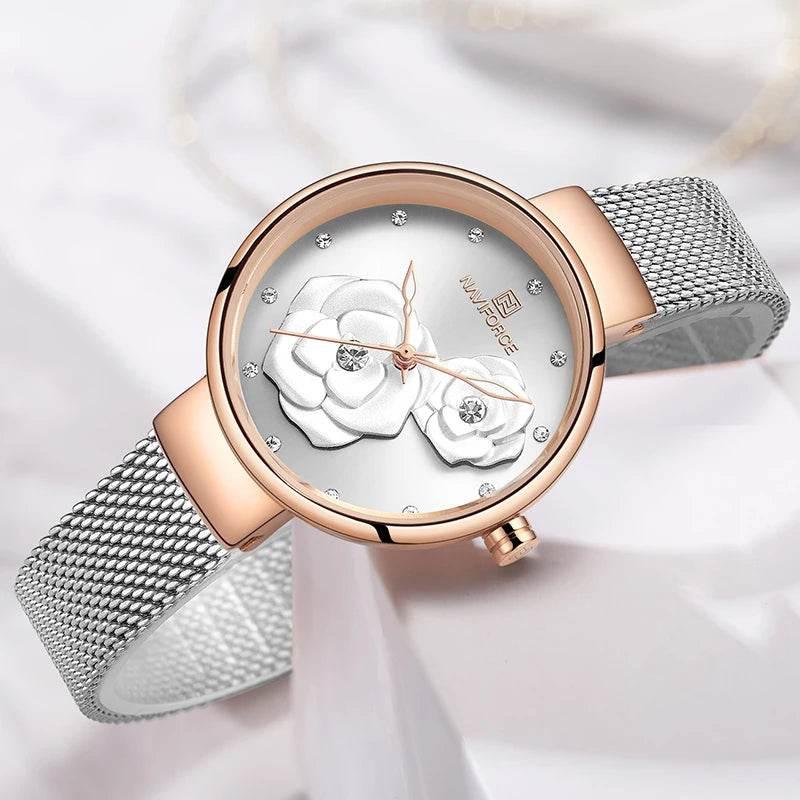 Women Watch Top Luxury Brand Steel Mesh Waterproof - Empire P.E