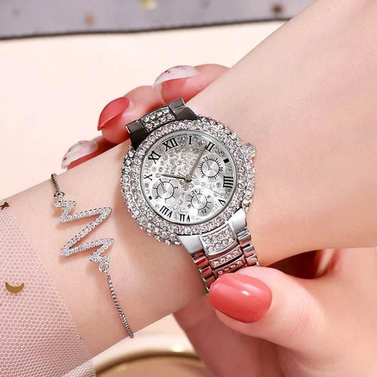 Luxury watch women ladies Stainless Steel bracelet watch diamond Fashion waterproof quartz watch relogio feminino Wristwatches - Empire P.E