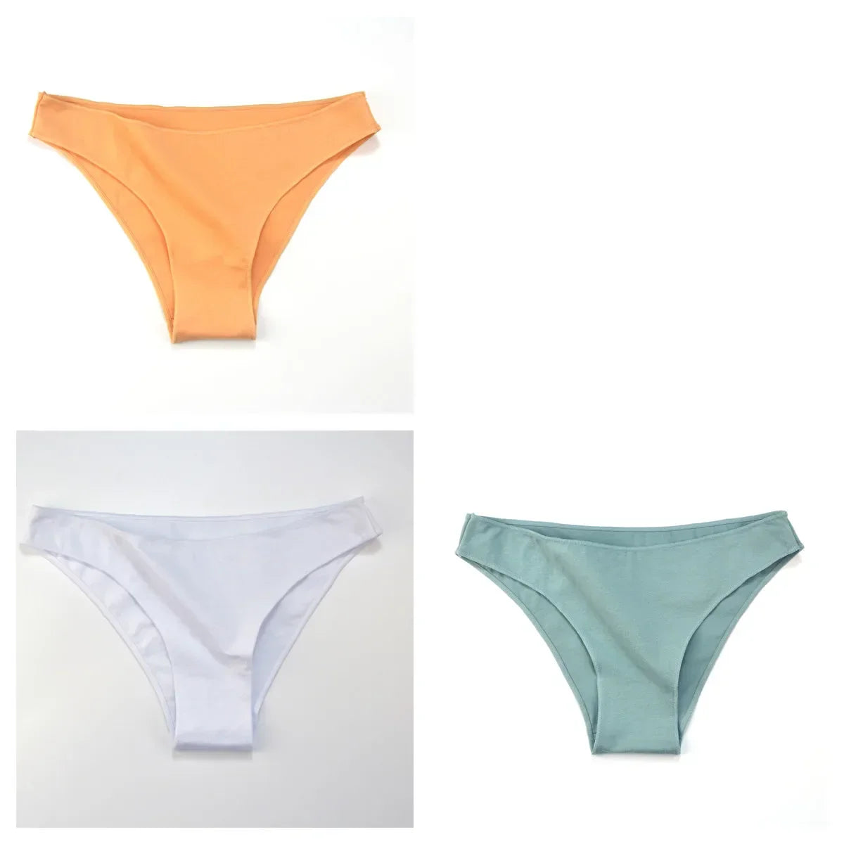 3Pcs/Set Cotton Briefs Low Rise Panties For Women - Empire P.E