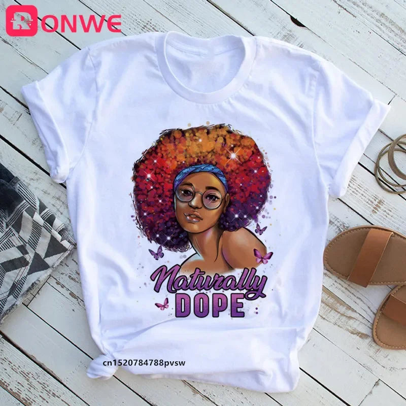 Beautiful African Lady Women T-shirt - Empire P.E