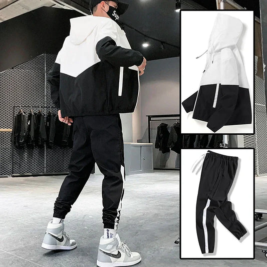 2025 Men Tracksuit Casual Joggers 2 Piece Sets - Empire P.E