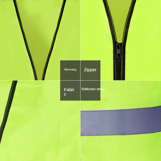 Reflective Vehicle Traffic Safety Vest