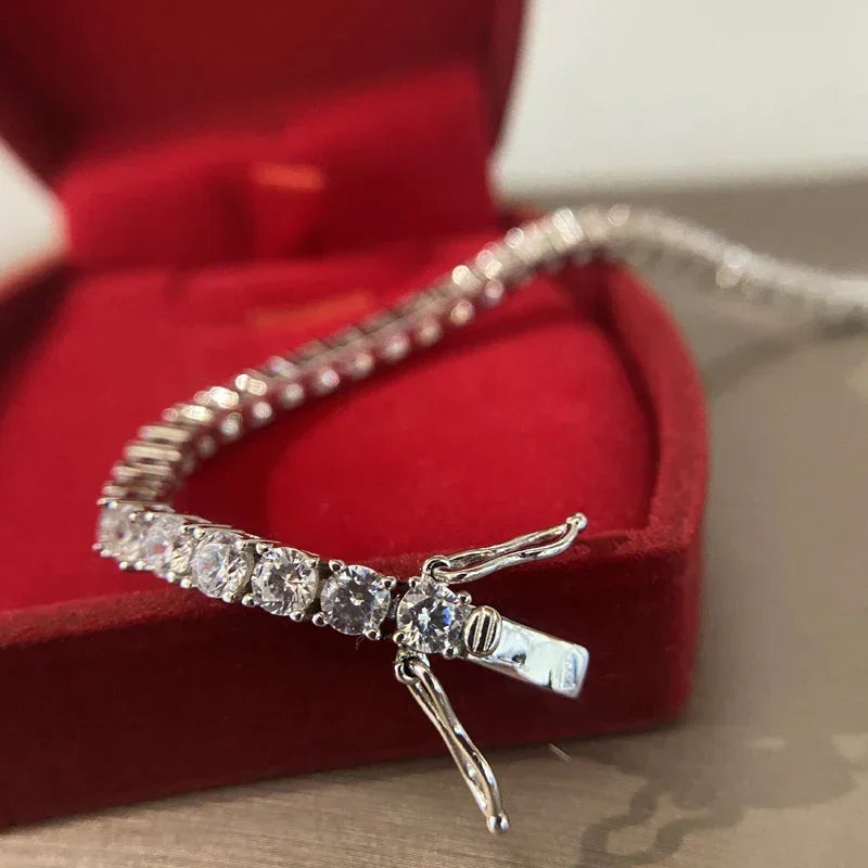 100% 925 Sterling Silver 3mm High Carbon Diamond - Empire P.E
